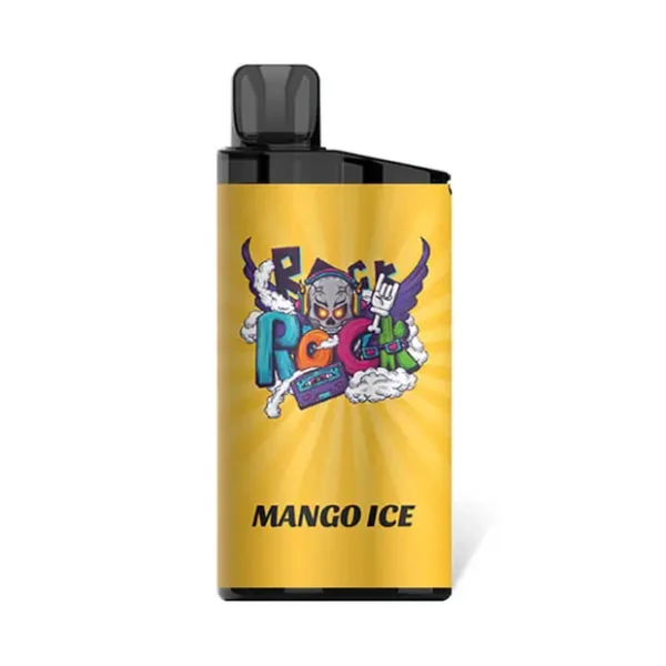 Mango Ice – IGET Bar 3500 Puffs Mango Ice iGET Bar 3500 Puffs disposable vape device and retail packaging box on a clean background